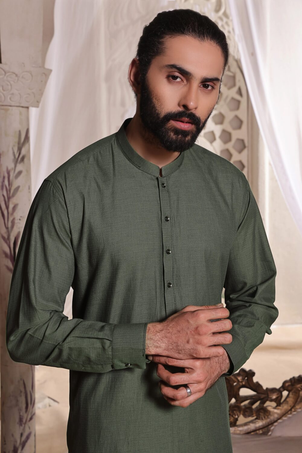 Green Kurta Pajama | AD-KP-10 - Al-Deebaj