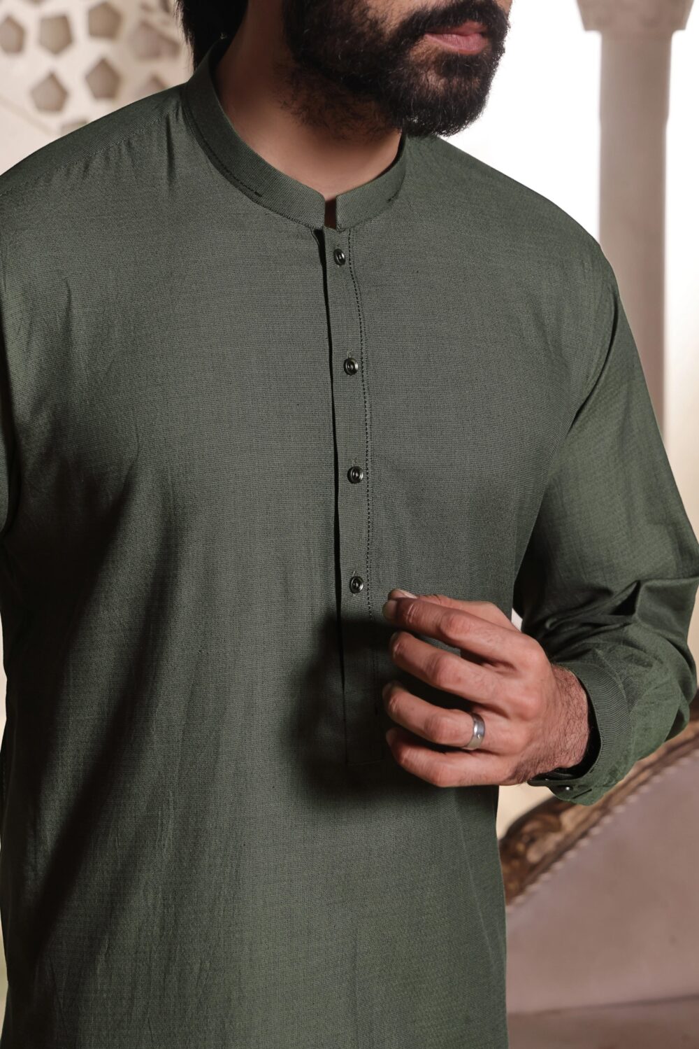 Green Kurta Pajama | AD-KP-10 - Al-Deebaj