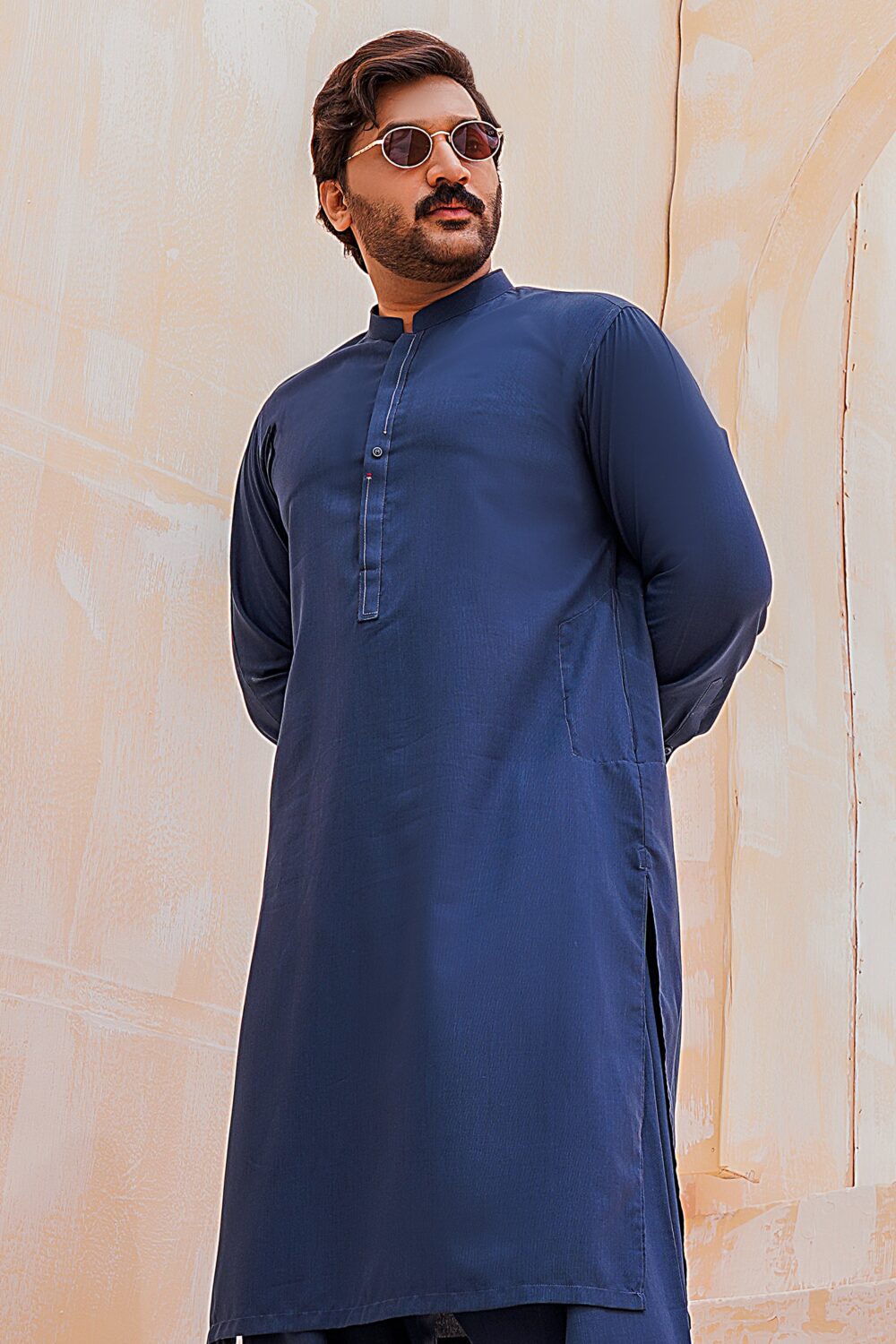 Turquoise Self Kurta Shalwar | ADKS-076 - Al-Deebaj