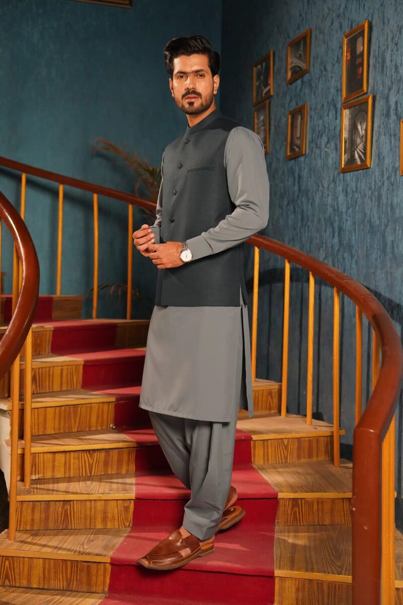 Turquoise Faris Waist-Coat - Al-Deebaj