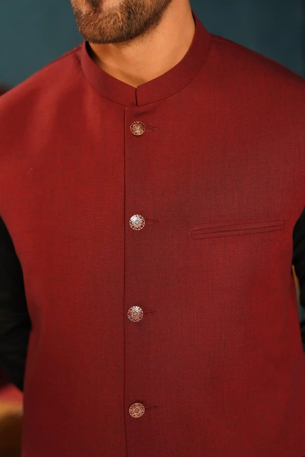 Ruby Suiting Waist-Coat - Al-Deebaj